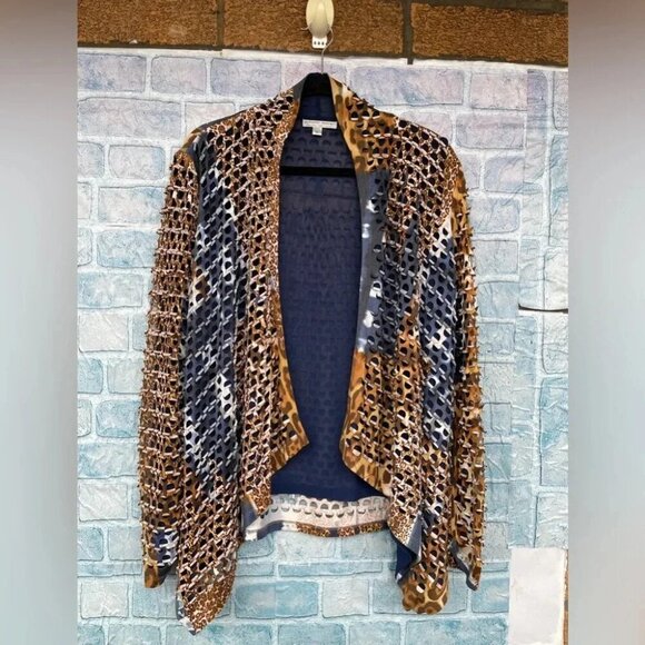 Alberto makali evening cardigan jacket size XL - Picture 2 of 8